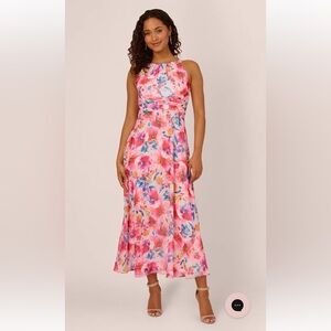 Adrianna Papell Vibrant Floral Maxi Dress
